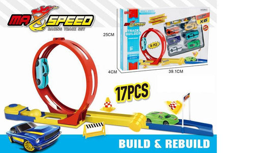 Racing Track Car Toy 17 Pcs