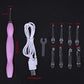 9 in 1 USB Light Up Crochet Hooks Knitting Needles LED Sewing Tools