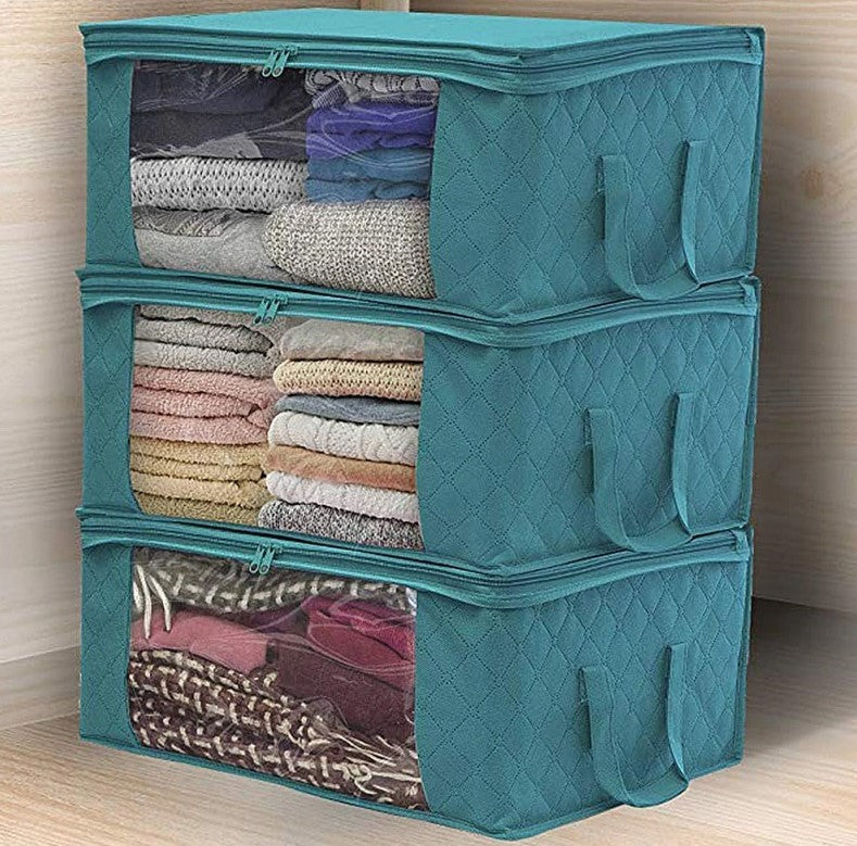 Non-Woven Clothes Storage Bag Folding Quilt Dust-Proof