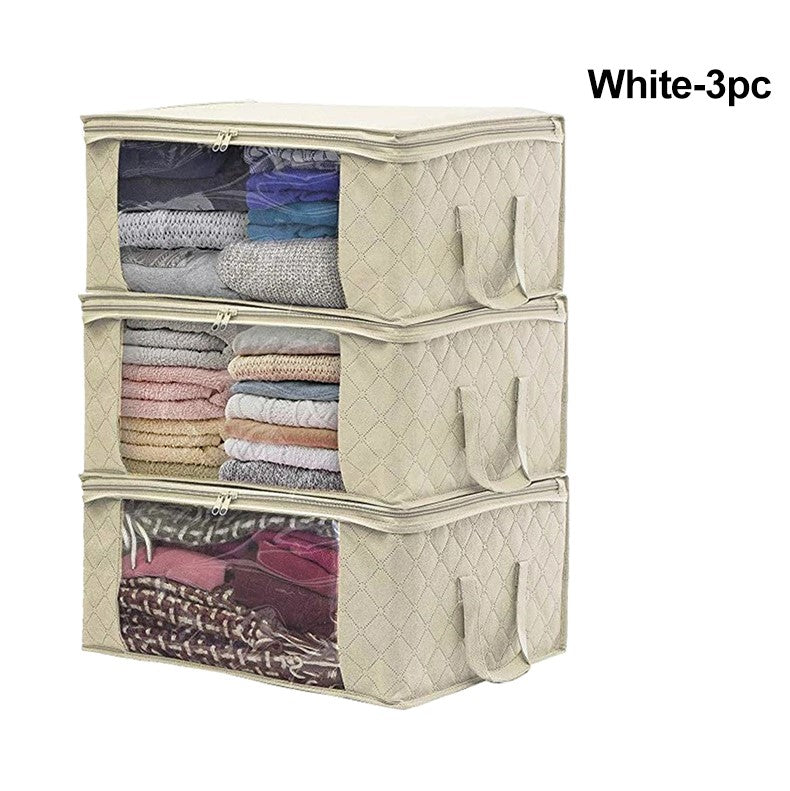 Non-Woven Clothes Storage Bag Folding Quilt Dust-Proof